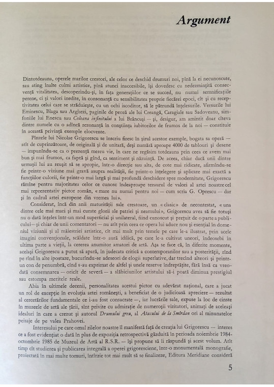 Nicolae Grigorescu, Catalog 1986 -  George Sorin Movileanu